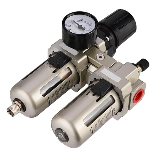 Air Filter Regulator, AC3010-03 Aluminum Alloy Pressure Regulator Trap Water by Cuifati