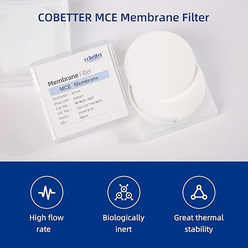 100 Pcs/Pack MCE Membrane Filters Lab Mixed Cellulose Esters Filter 47mm 0.45µm - Image 2