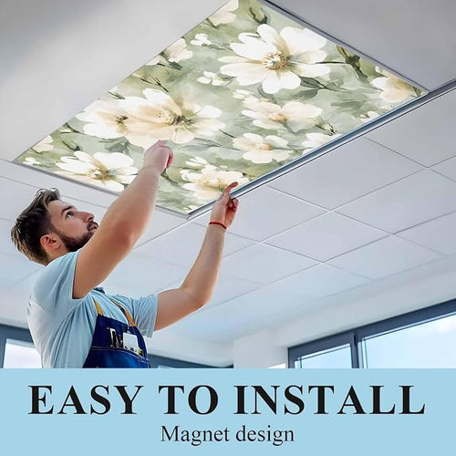 1 Pack Retro White Fluorescent Light Covers - Image 2