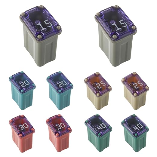 15A 20A 25A 30A 40A 32V Slow Blow FMM MCASE Type Fuses Micro Female Cartridge by Unknown