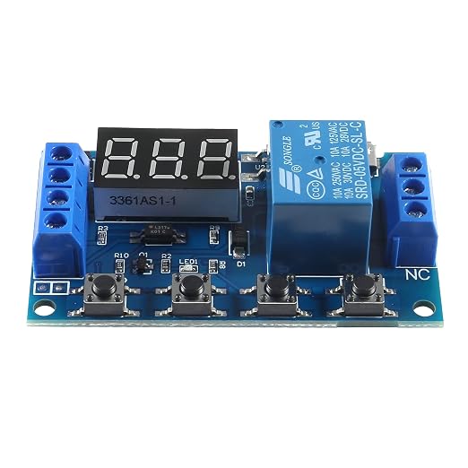 3Pcs DC 6-30V Timer Relay Programmable Delay Relay Module Cycle Timer - Image 2
