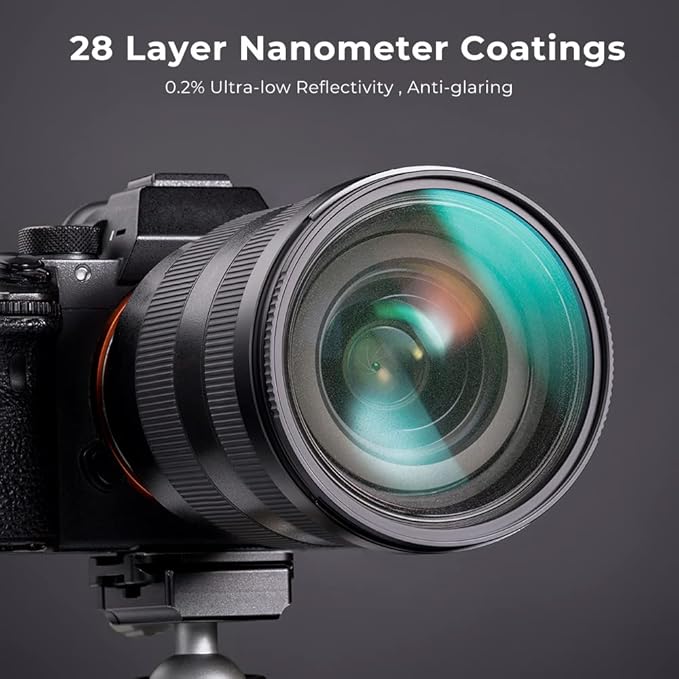 K&F CONCEPT 67mm Black Diffusion 1/2 Filter Mist Cinematic Effect Lens Filter - Image 3