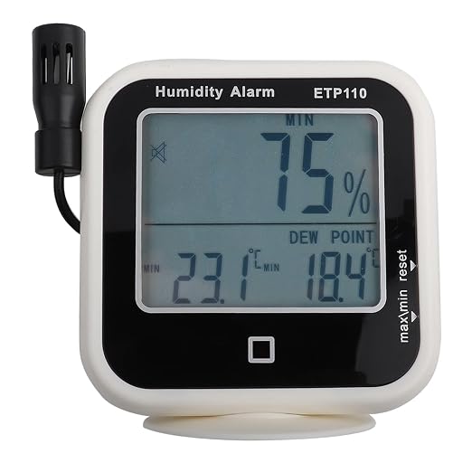 ETP110 Digital Hygrometer, Temperature Humidity Dew Point Meter, Portable - Image 6