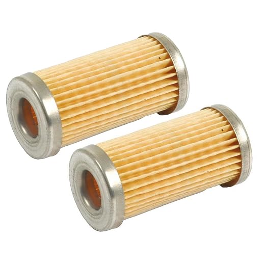 Set of 2 Fuel Filter Fits Ford New Holland 1000 1110 1120 1210 1215 1220 1300 by Unknown
