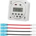 Baomain Time Switch Relay with 4 x Terminal Cable & Waterproof Cover, Digital by Baomain