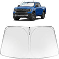 Proadsy Windshield Sun Shade Custom Fit Ford Ranger 2024-2026 Foldable Front by Proadsy