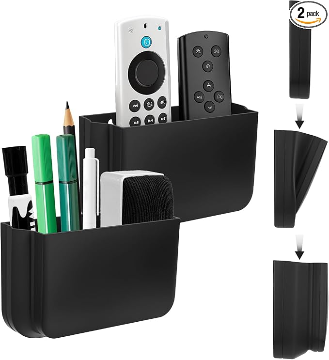 2 Pack Magnetic Foldable Remote Control Holder, Strong Magnet TV Remote Holder by Unknown