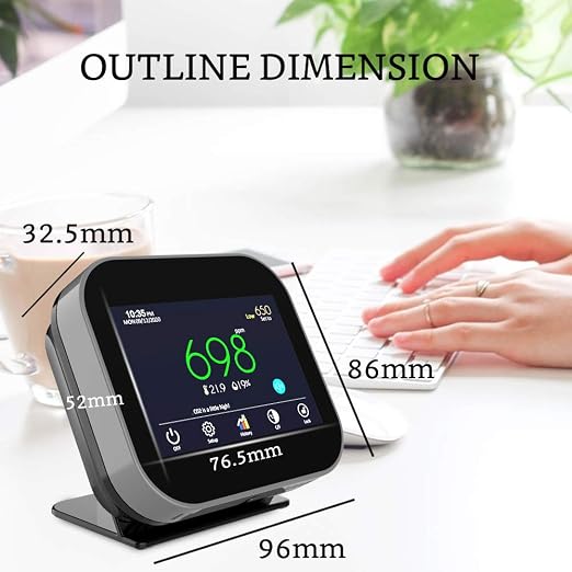 GZAIR CO2 Air Quality Monitor - Image 4