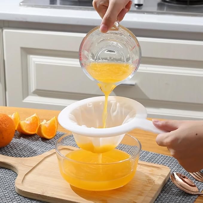 Kitchen Ultra-Fine Nylon Mesh Strainer I Filter Spoon Sieve - Image 8