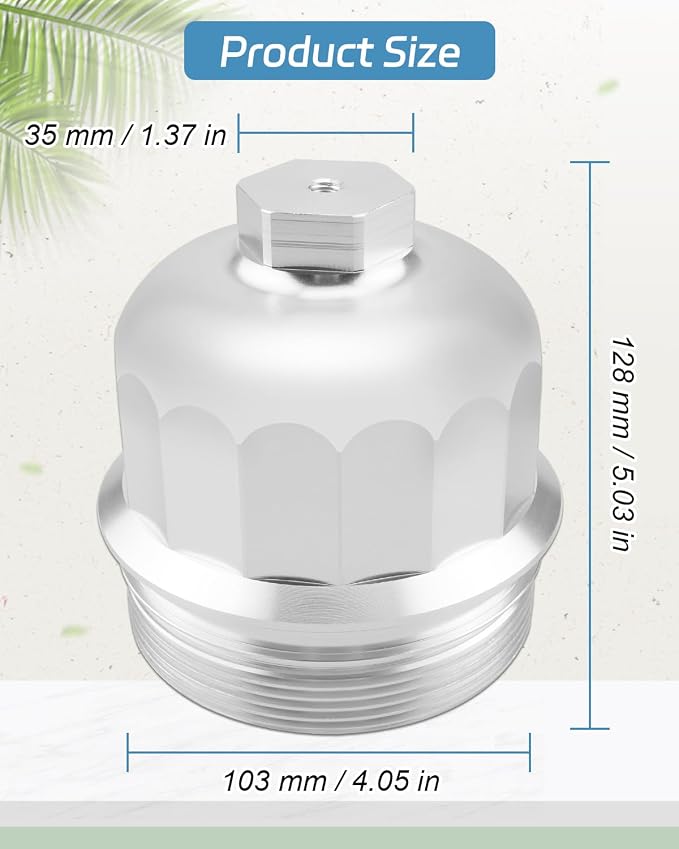 Fuel Filter Housing Cap Fit for GM Duramax 6.6L L5P 2017 2018 2019 2020，Fit for - Image 4