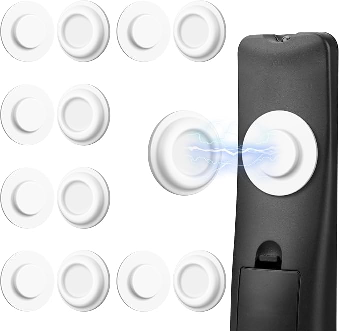 6 Pack Magnetic Remote Control Holder – Upgraded Silicone Magnetic Wall Mount by AMAZYC-US
