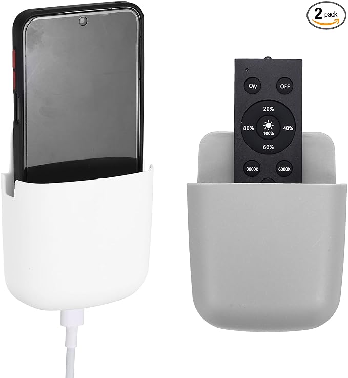 PATIKIL 2Pcs Remote Control Holder Wall Mount, Self-Adhesive TV Air Conditioner by PATIKIL