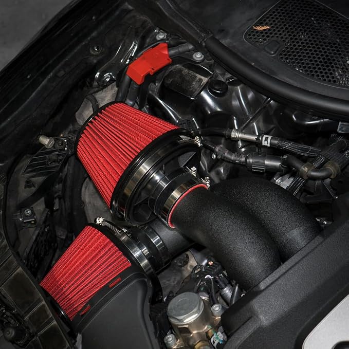 Universal 6" 152mm High-Flow Air Filter, Reusable Cone Cold Air Intake - Image 5