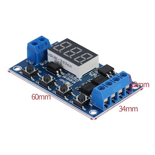Relay Module, DC 5V-36V Timer Switch Module Cycle Delay Timer Switch - Image 9