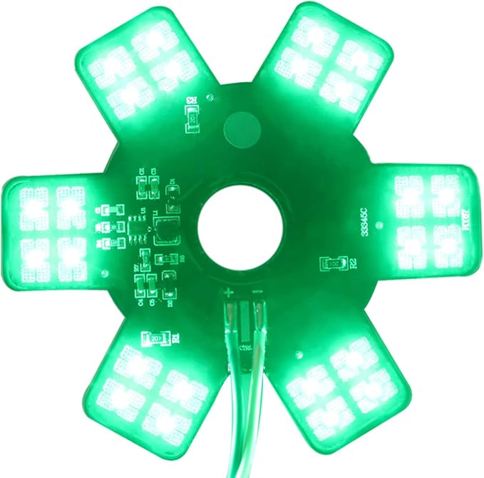 Air Cleaner LED Light 5" Truck Decorative Hex Style Air Filter Lamp by BOLANTON