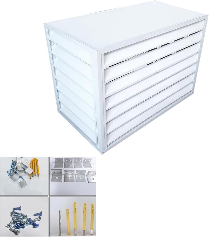 Aluminum Outdoor Condenser Protective Cover, freestanding Enclosure to Cover by Unknown