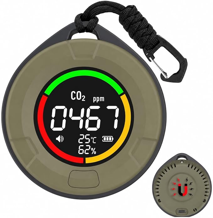 Portable Air Quality Detector, Indoor Air Quality Monitor by Unknown