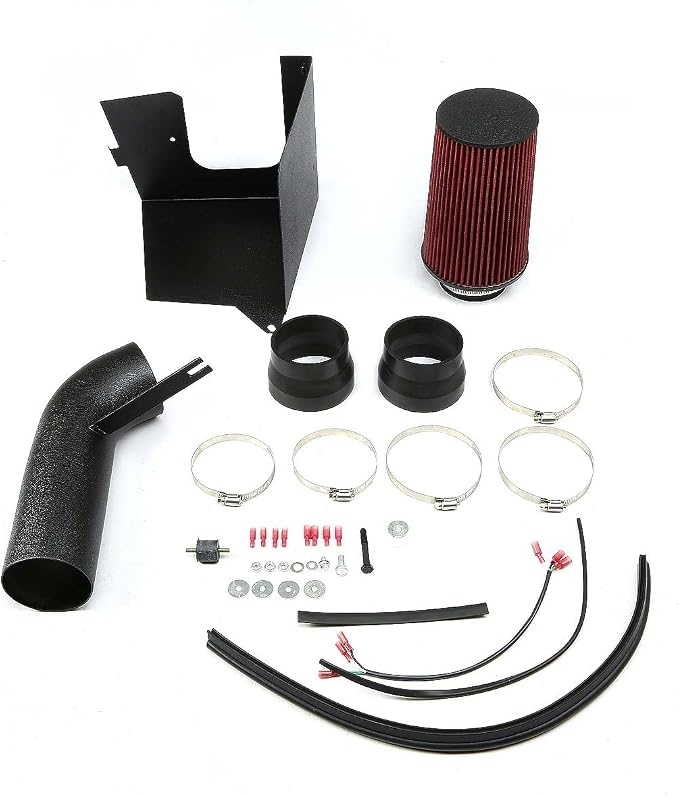 DNA MOTORING CAIP-3-HS-CK96V8-BKBK Cold Air Intake System and Heat Shield - Image 5