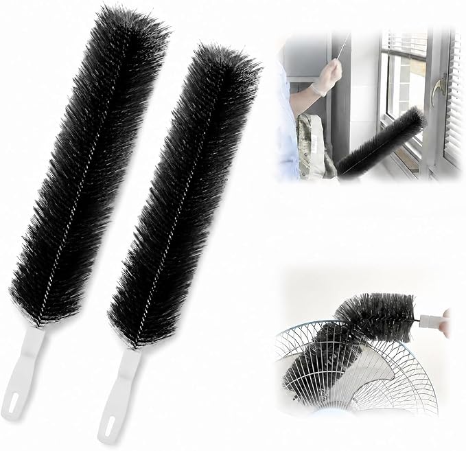 Bendable Microfiber Head, Reusable Dust Remover, Fan Cleaner Brush Washable by Unknown