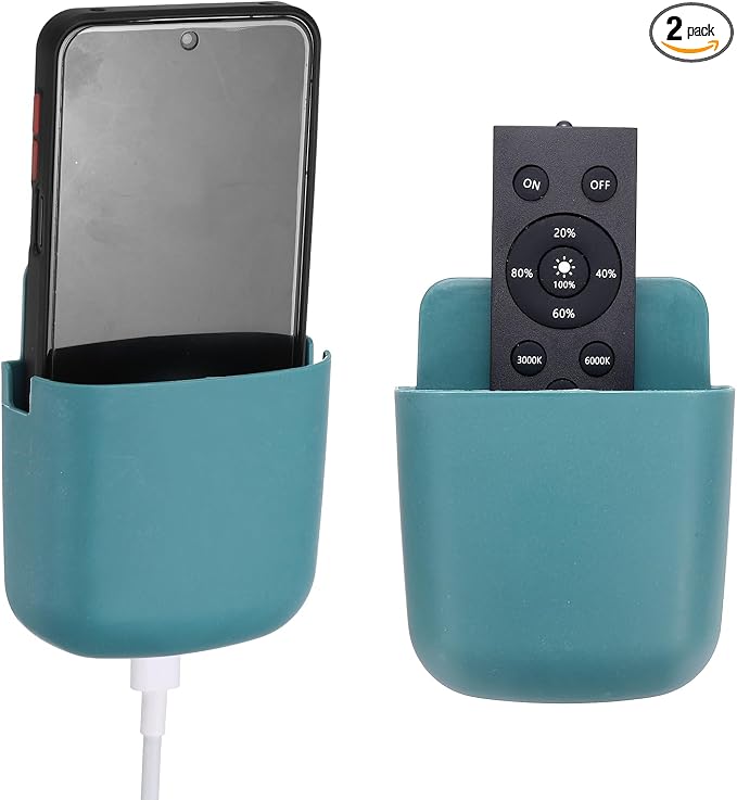 PATIKIL 2Pcs Remote Control Holder Wall Mount, Self-Adhesive TV Air Conditioner by PATIKIL