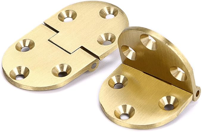 OwnMy Solid Brass Hinge, Drop Front Desk Drawer Butt Hinge - Image 3