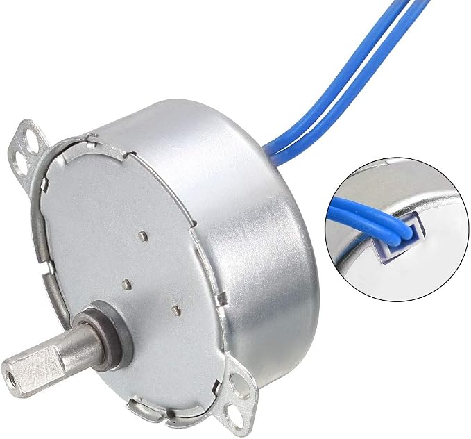 uxcell Synchronous Motor AC 100-127V 30-36RMP 50-60Hz 4W Double Flat Shaft - Image 4
