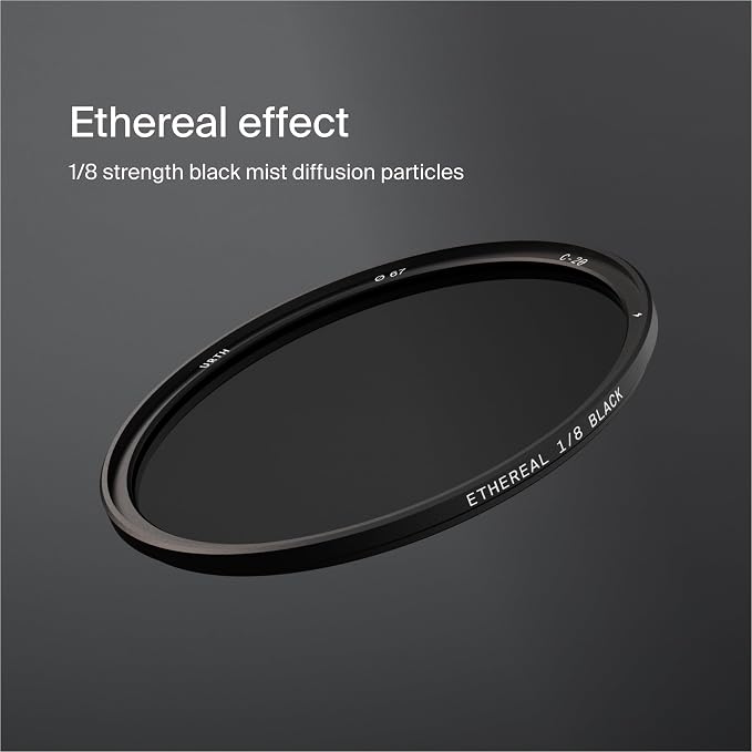 Urth 39mm Magnetic Ethereal Black Mist ⅛ Diffusion Lens Filter - Image 2