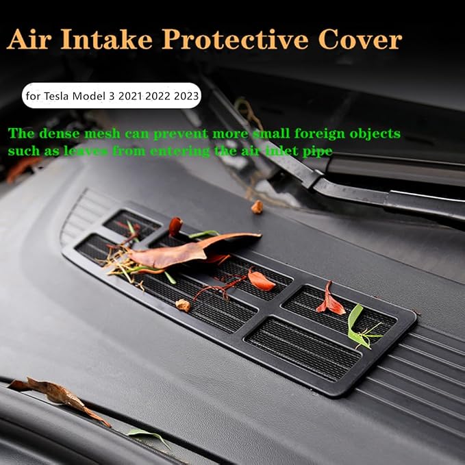 Air Intake Protective Cover for Tesla Model 3 2021-2023 Air Flow Vent Protect - Image 2