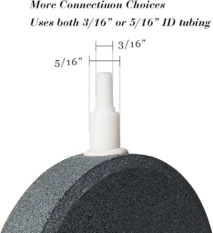 Quickun 4 Inch 6 Inch Updated Crazy Air Disc Stone Cylinder Bubbler Plus - Image 2