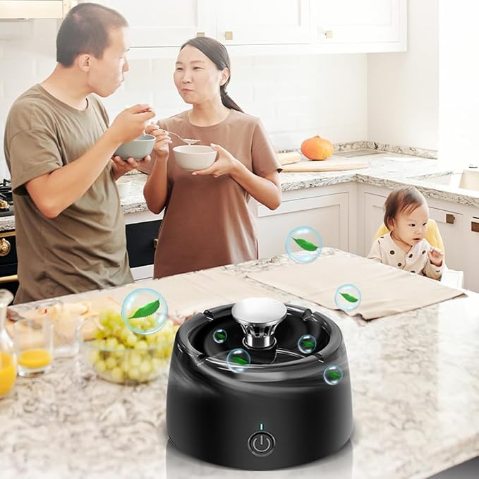 Smokeless Ashtray Smoke Removing Multifunctional 2 in 1 Air Purifier Portable - Image 6