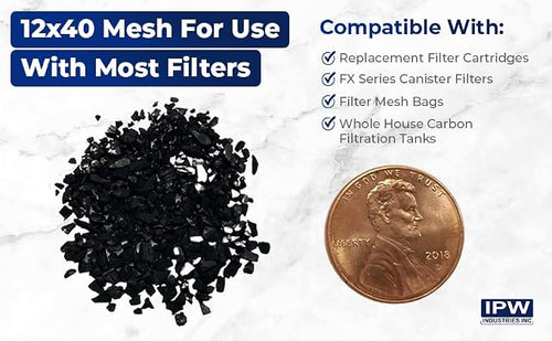 10 Lbs Bulk Water Filter/Air Filter Refill Coconut Shell Granular Activated - Image 2