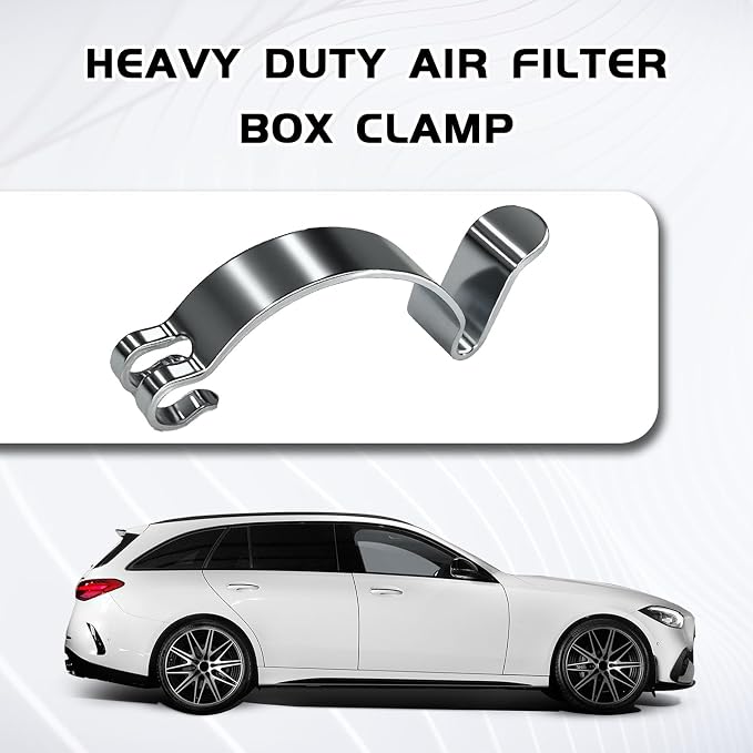Car Air Filter Clips, Metal Air Filter Cleaner Housing Box Lid Spring Clamp - Image 5