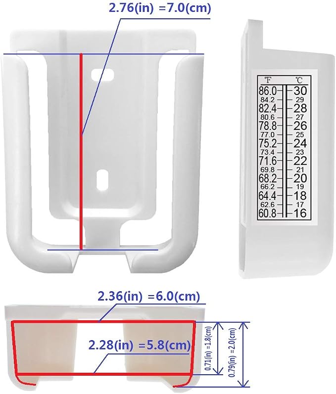 Replacement Air Conditioner Remote Control Wall Mounted holder support - Image 3