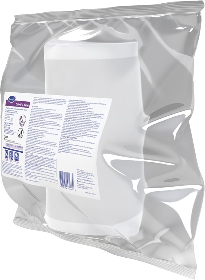 Oxivir Diversey 1 Disinfectant Peroxide Wipes, 160 Wipes, 4 Pack | 1 Minute - Image 4