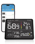 Temtop Air Quality Monitor Indoor PM2.5 CO2 Detector, 8-in-1 Smart Air Quality by Temtop