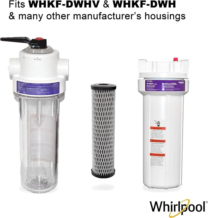 Whirlpool CTO Carbon Wrap Water Filter WHKF-WHWC, Full Case of 24 Filters - Image 4