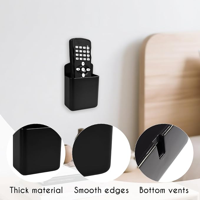 2 PCS Remote Control Holder Wall Mount, TV Air Conditioner Remote Control Holder - Image 4