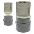 2 inch Stainless Steel Filter Cover Connected to 2 inch/DN50 Grey PVC Filter by Cotonlake