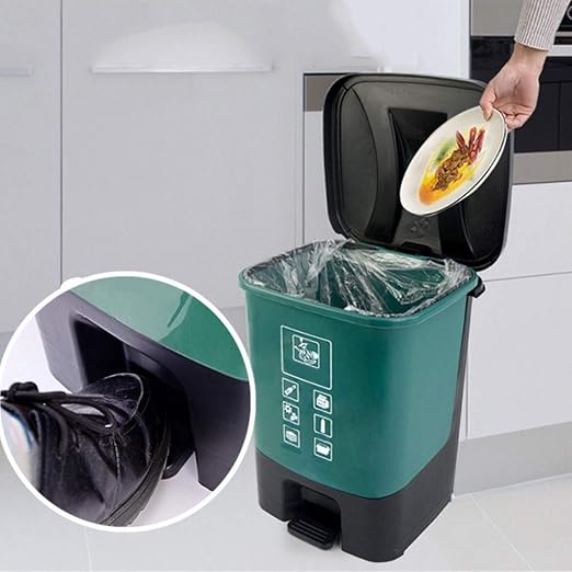 HASMI Trash Can Pedal-Type Trash Can, - Image 4