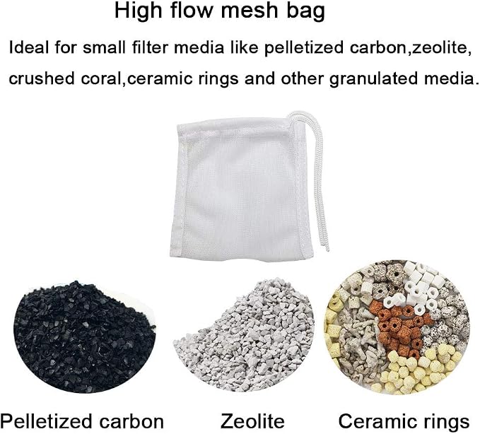 6 Pack Small Sized Filter Bags for Activated Carbon, 3 by 4 inches High Flow - Image 3