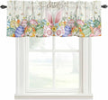 Happy Easter Curtain Valances for Windows, Kitchen Valance Window Treatment by Unknown