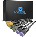 6pcs Car Detailing Brush Set-2pcs Boars Hair Car Detailing Brushes, Leather by MVEQRRNcardetailbrushset