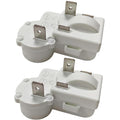 2-Pack 2-Pin Refrigerator PTC Starter Relay Overload Protector | Fits by Unknown