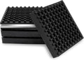 4 Pack Exercise Equipment Mat, Heavy Duty Thick Steel Embedded Rubber Pad by Unknown