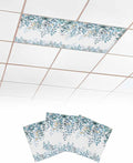 3 Pack Fluorescent Light Cover for Classroom Ceiling Light, Teal Blue by Home+L6