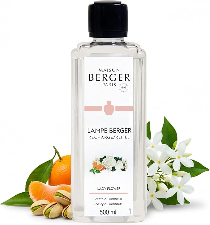 MAISON BERGER Lampe Berger Refill, 500 ml, Lady Flower | Catalytic Lamp by MAISONBERGER