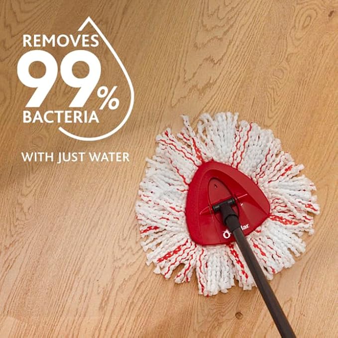 O-Cedar EasyWring Deep Clean Refill | 40% More Cleaning Power | Microfiber Mop - Image 4