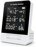 6-in-1 Air Quality Monitor, Smart Indoor CO2 Detector & HCHO TVOC AQI Tester by morhandisn