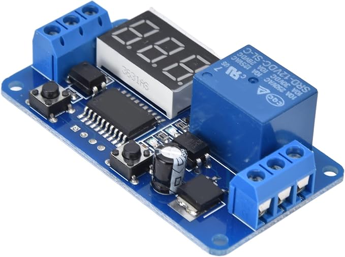 FTVOGUE 12V Time Control Switch, PCB Material, MCU Control Timer Relay Module - Image 9