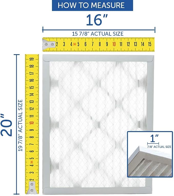 Filters Fast 16x20x2 Pleated Air Filter Merv 11, 2 inch AC Furnace Air Filters - Image 6
